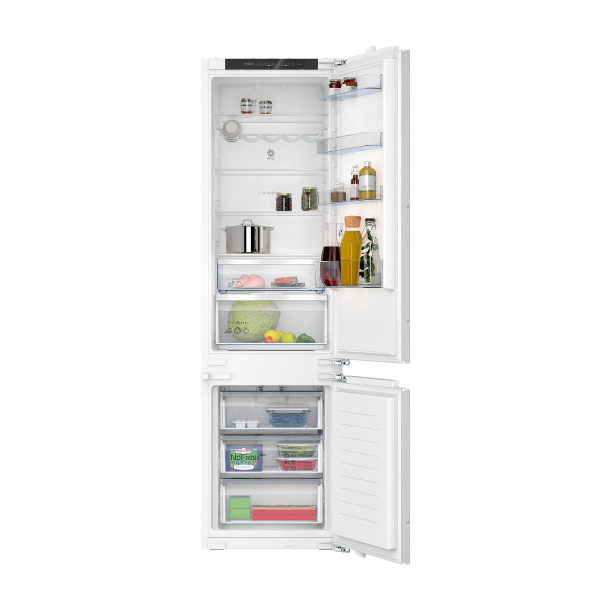 Frigorífico combi Balay 3KID834F integrable, 290 l y congelador No Frost