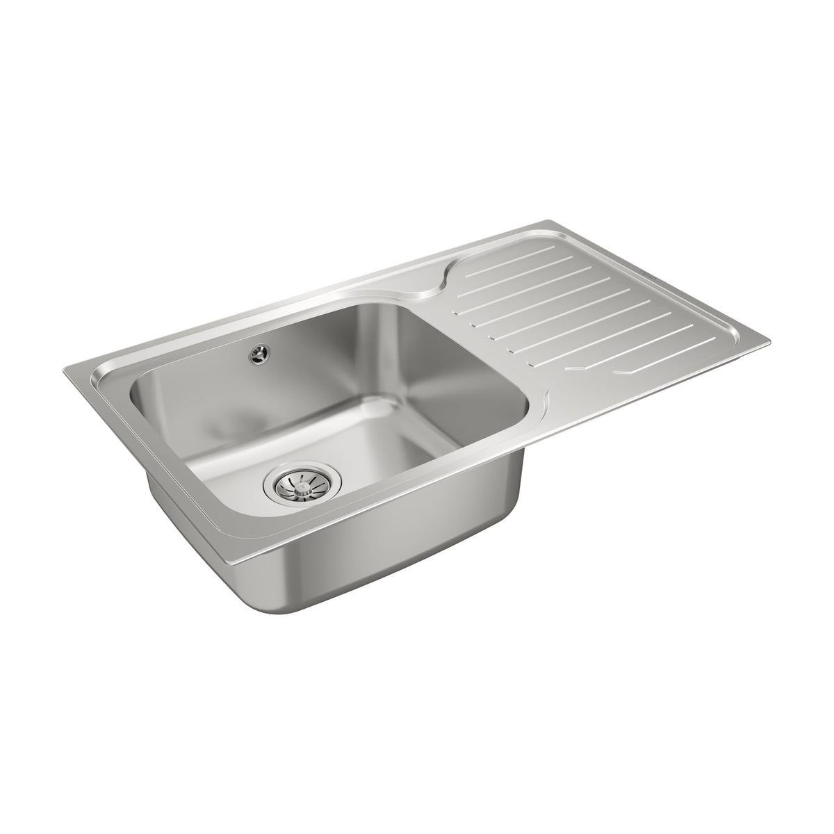Fregadero Teka Classic Max 1C 1E de acero inoxidable con escurridor derecho