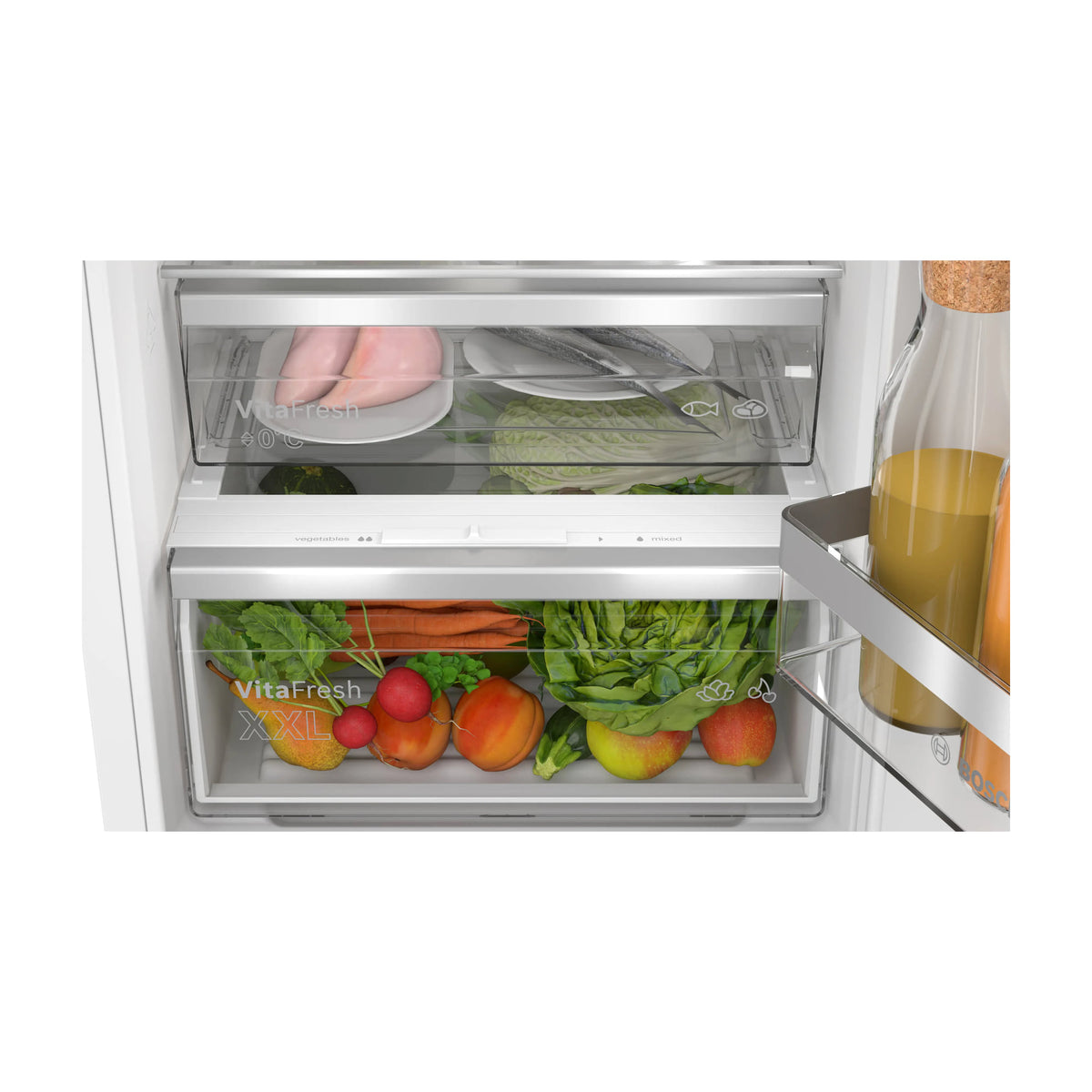 Frigorífico combi integrable Bosch KIN96VFD0, 290 l y No Frost