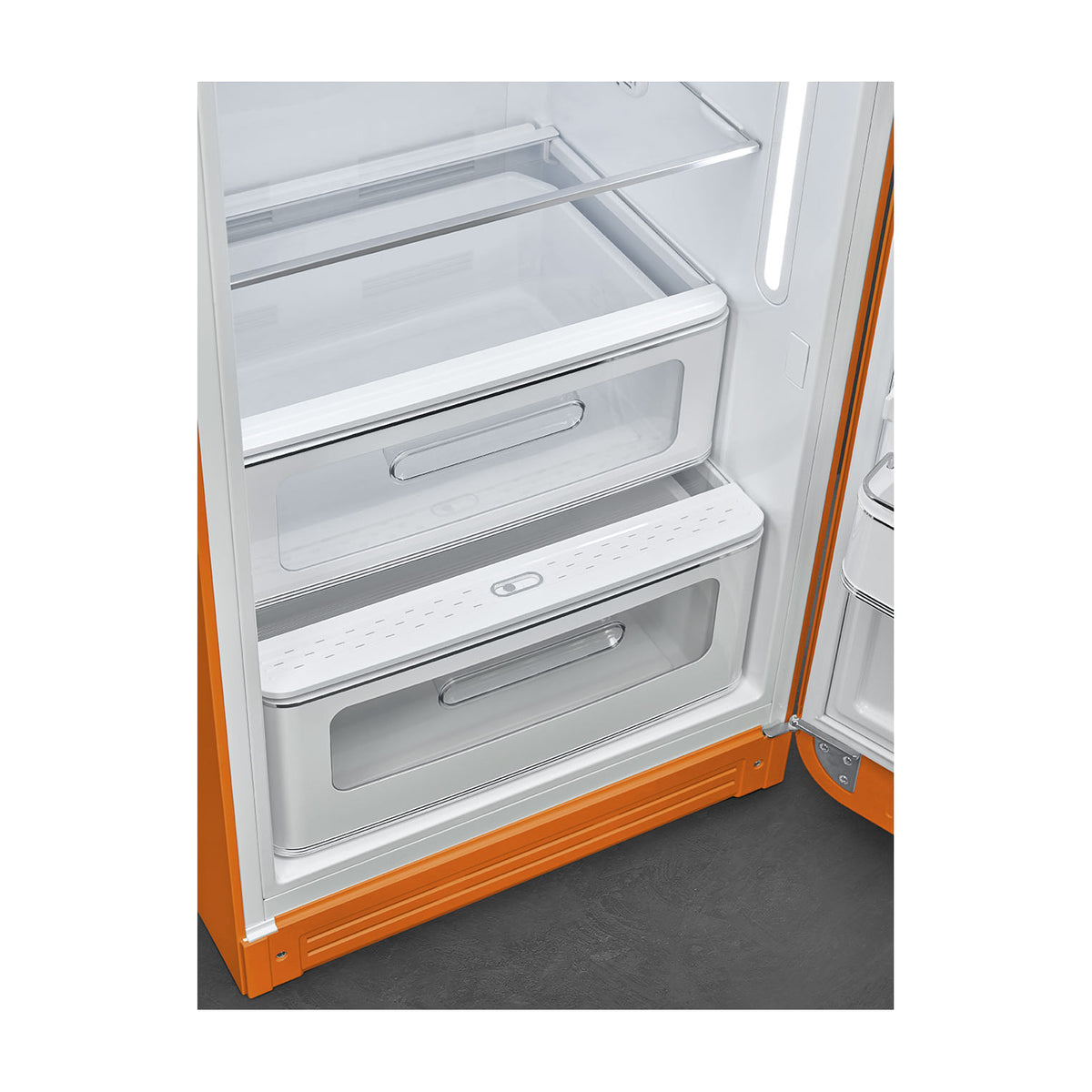 Frigorífico de una puerta Smeg FAB28ROR6, 270 l, naranja