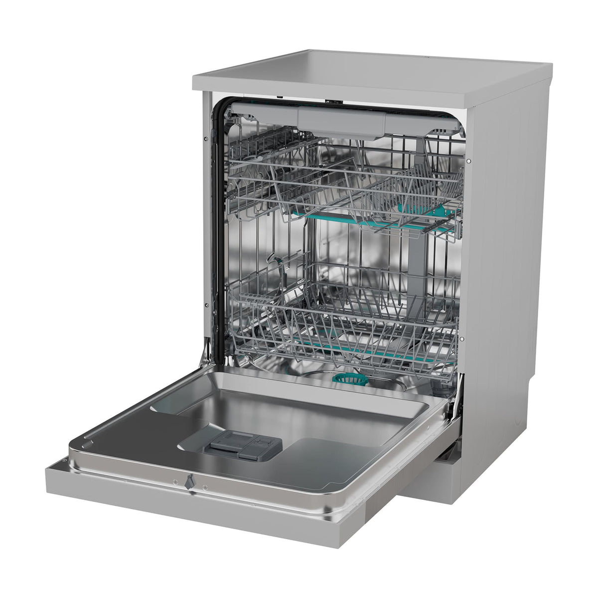 Lavavajillas Hisense HS643B90X de 15 cubiertos, clase B e inox