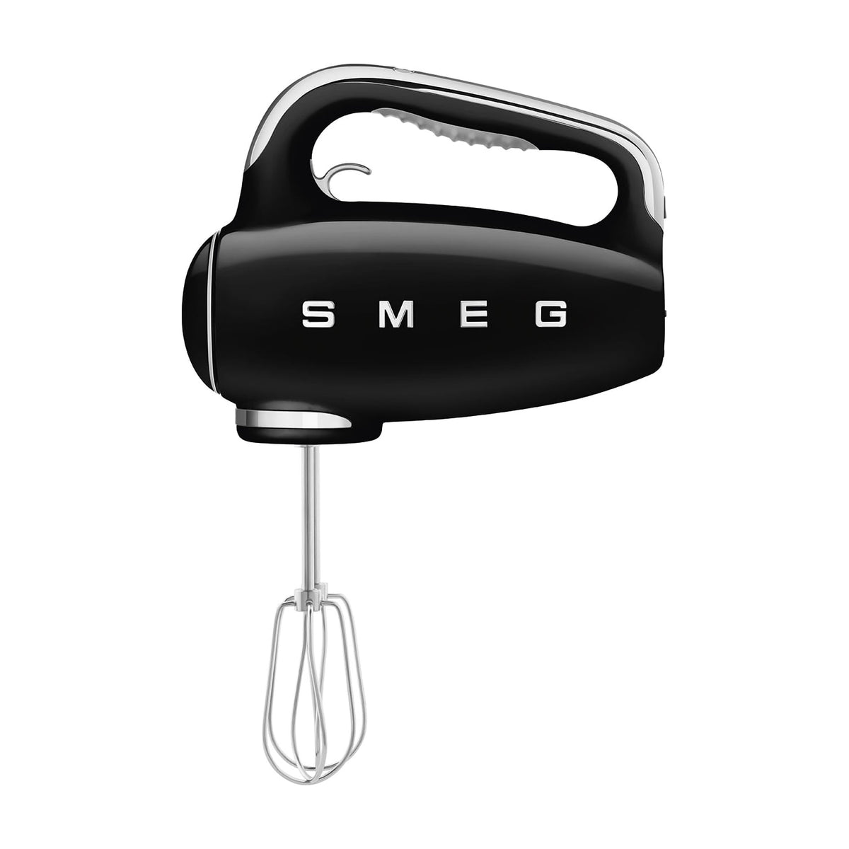 Batidora de varillas Smeg HMF01BLEU negra, 250 W y 9 velocidades
