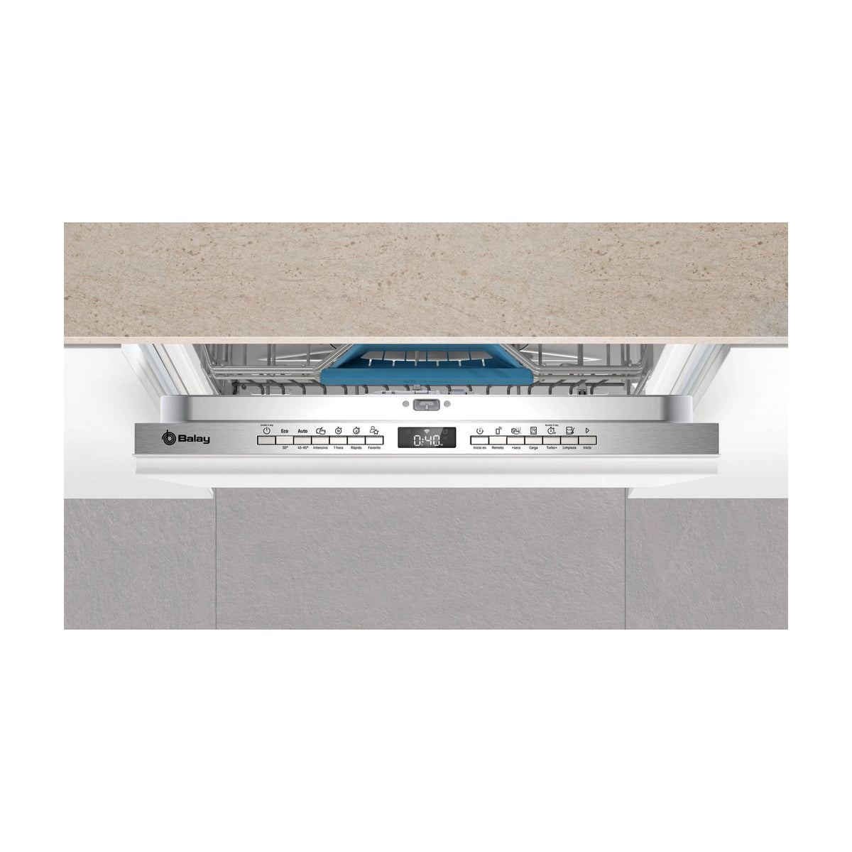 Lavavajillas integrable Balay 3VH6331SA XXL, 14 cubiertos y Home Connect
