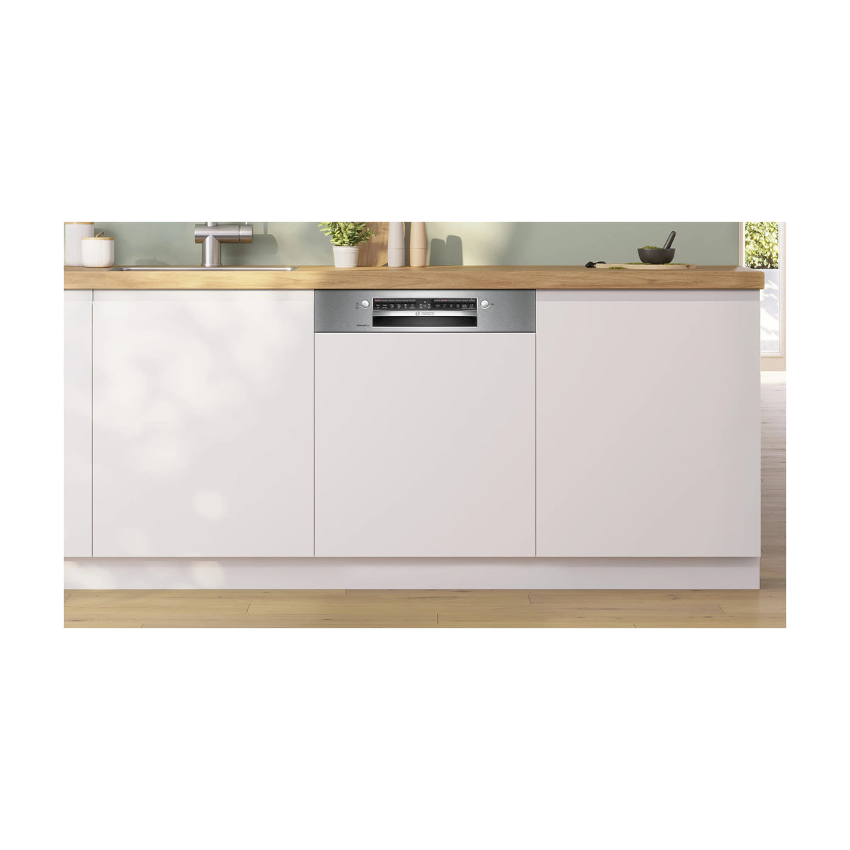 Lavavajillas semiintegrable Bosch SMI4ECS28E, 14 cubiertos, clase A