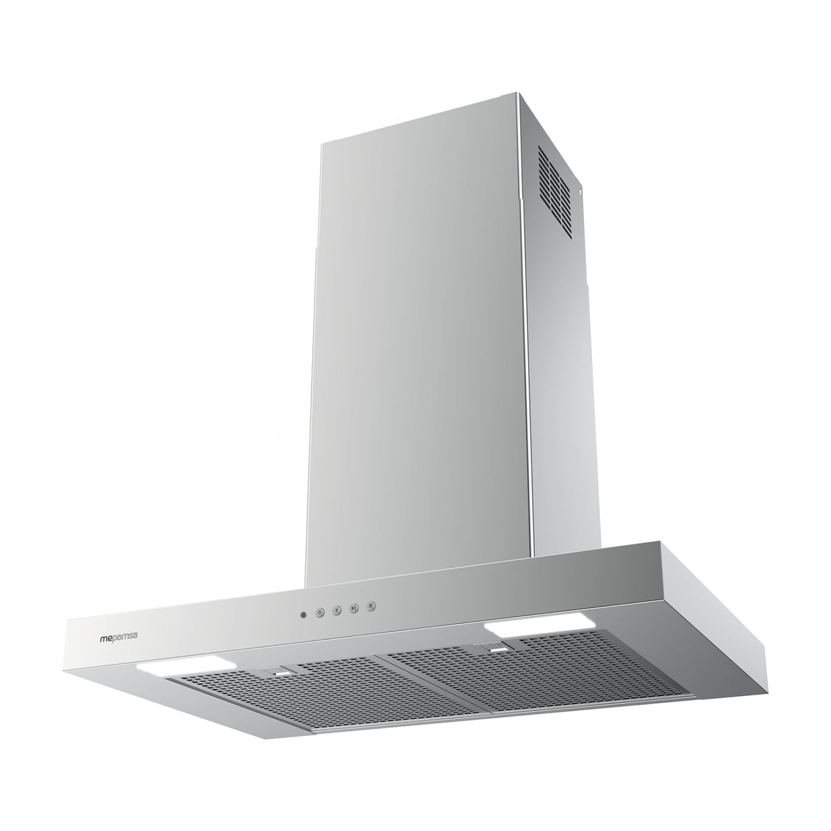 Campana decorativa Mepamsa Stilo Neo 70 Inox, 70 cm y modo intensivo de 710 m³/h