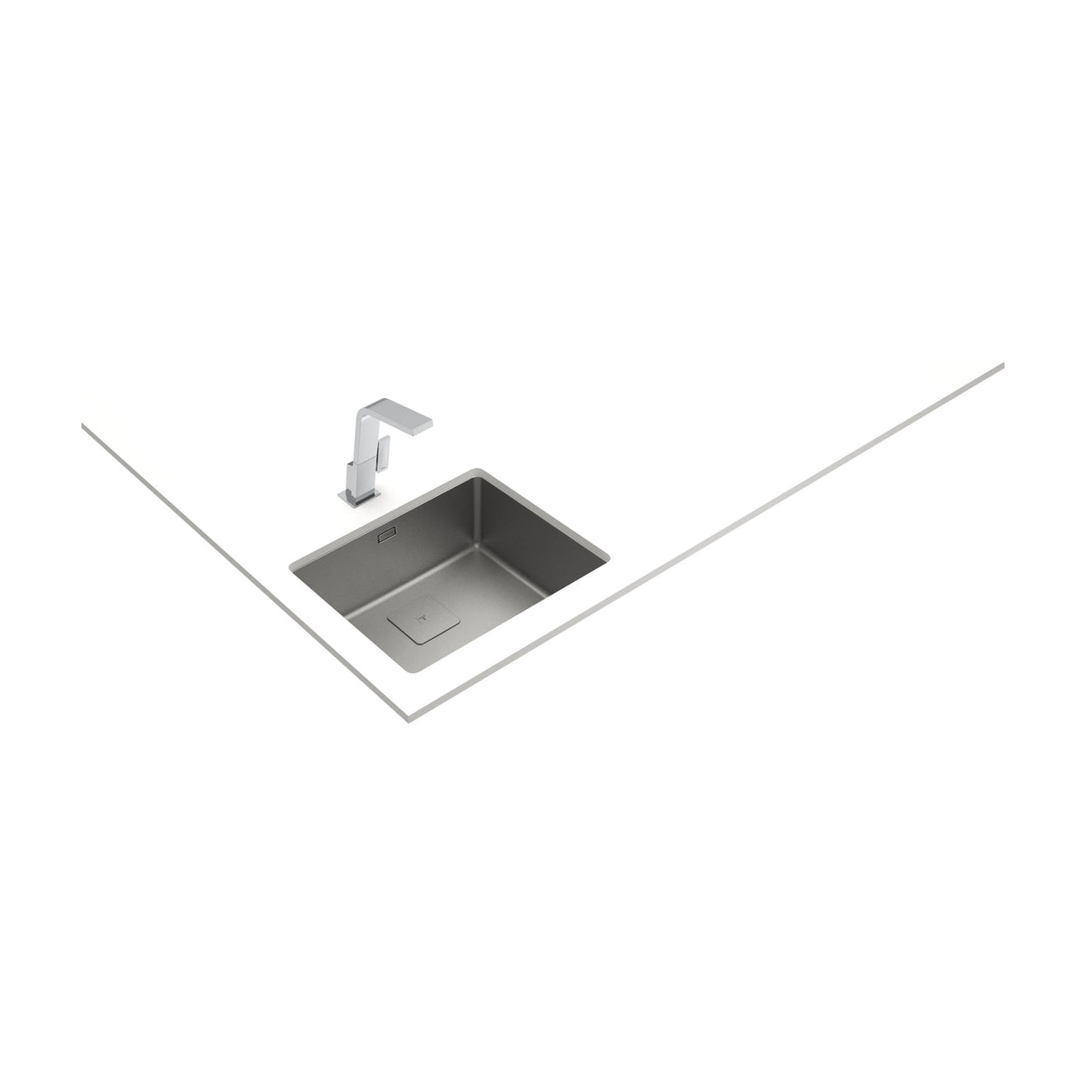 Fregadero Teka FlexLinea RS15 50.40 Fortinox, inox satinado, una cubeta