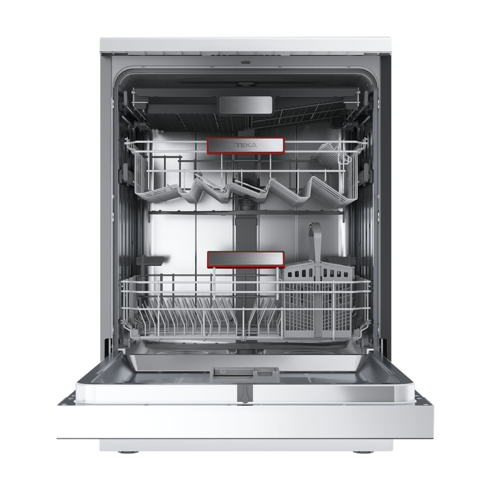 Lavavajillas Teka DFS 264 DW blanco, 14 cubiertos y apertura automática
