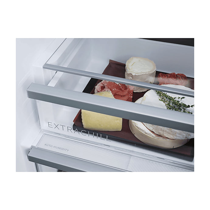 Frigorífico combi AEG ORC8M361EE Total No Frost, cristal negro
