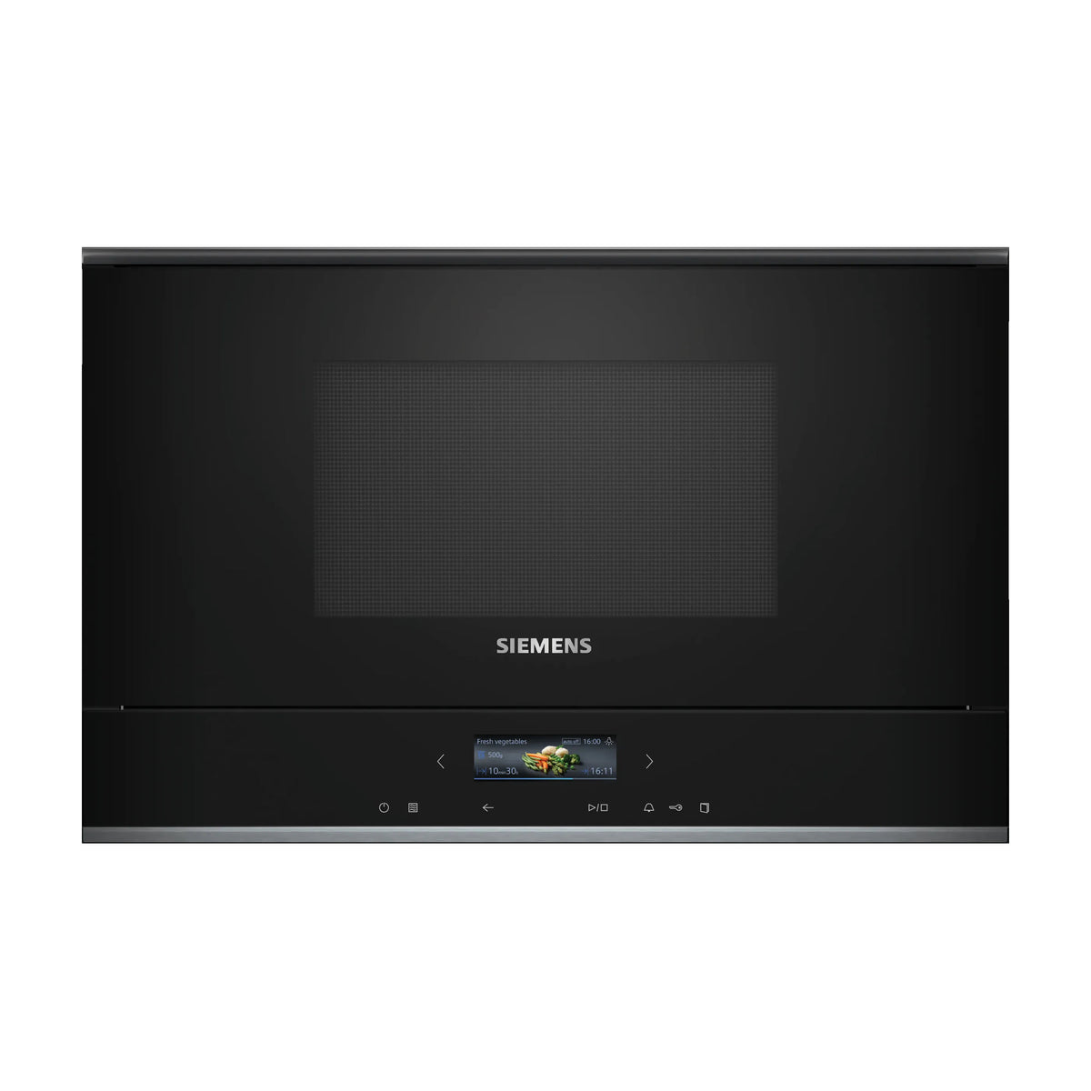 Microondas integrable Siemens BF722L1B1, 21 l y 900 W, negro