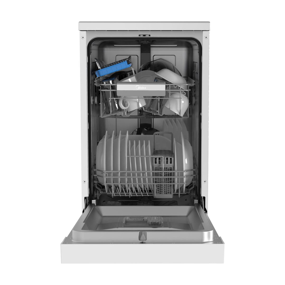 Lavavajillas Midea MDWEF1034CW-WG-EU de 45 cm y 10 cubiertos