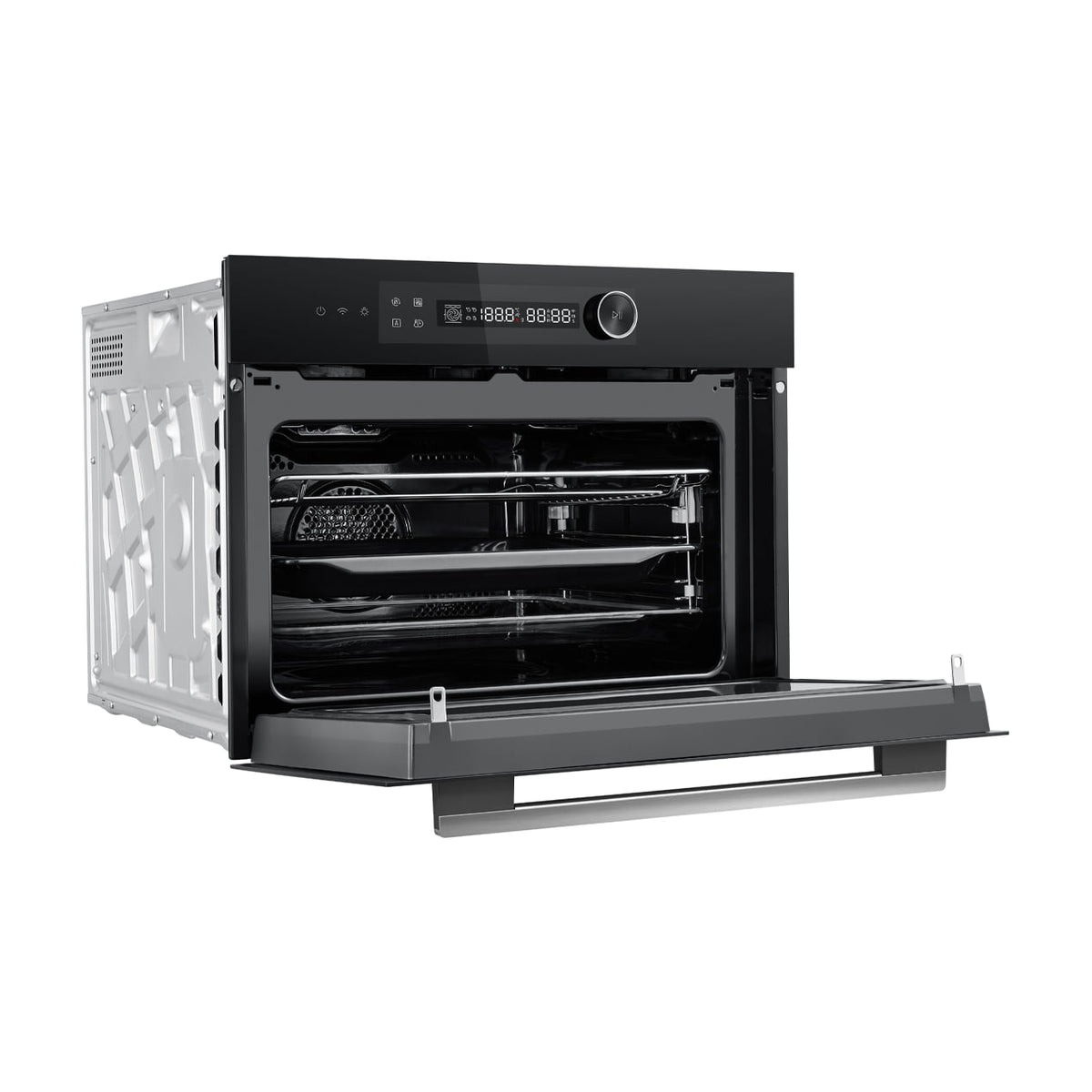 Horno compacto con microondas Midea MCOTV950E4MO-BK, 50 L y Wi-Fi