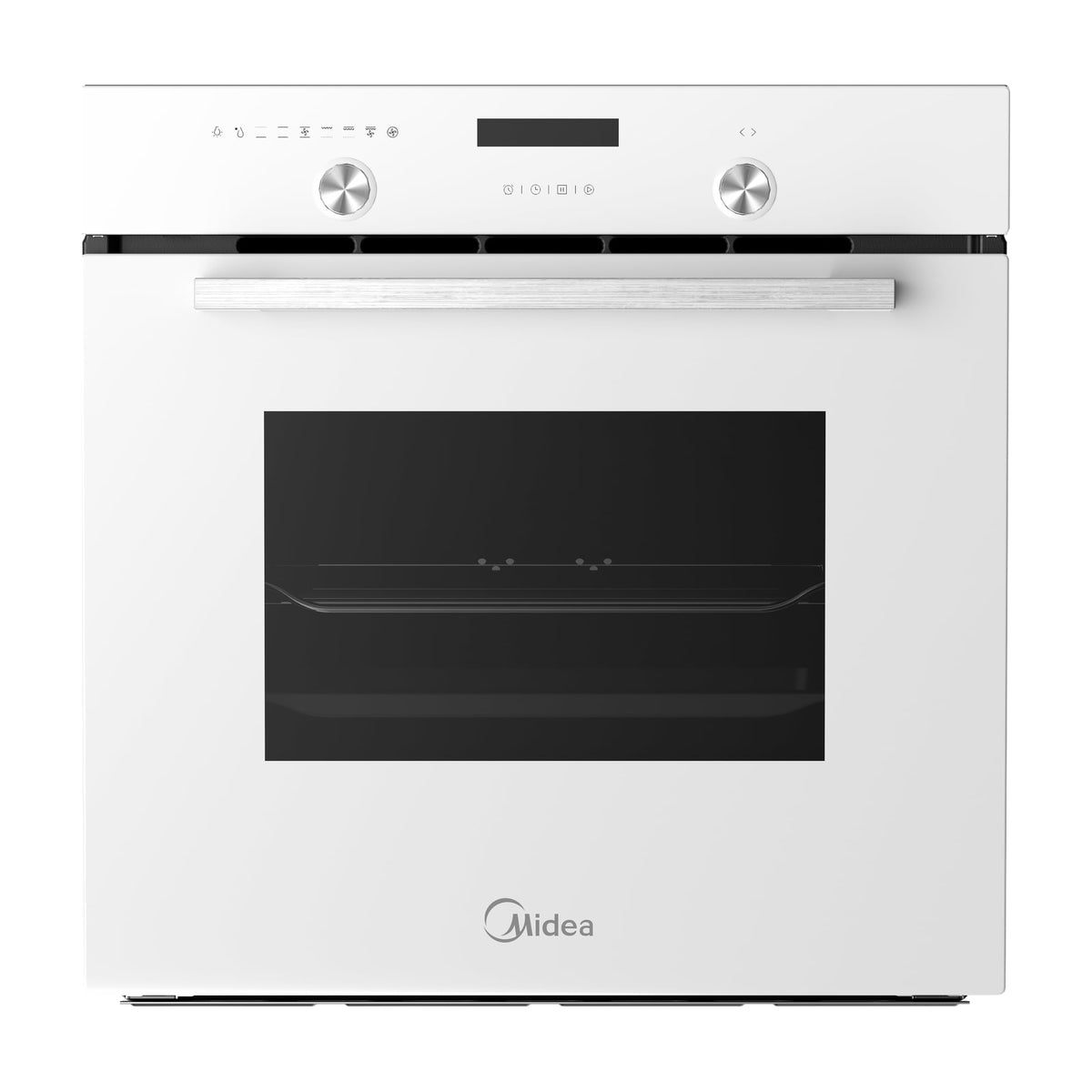 Horno multifunción Midea MBON5M90E5-WH de 70 l, cristal blanco