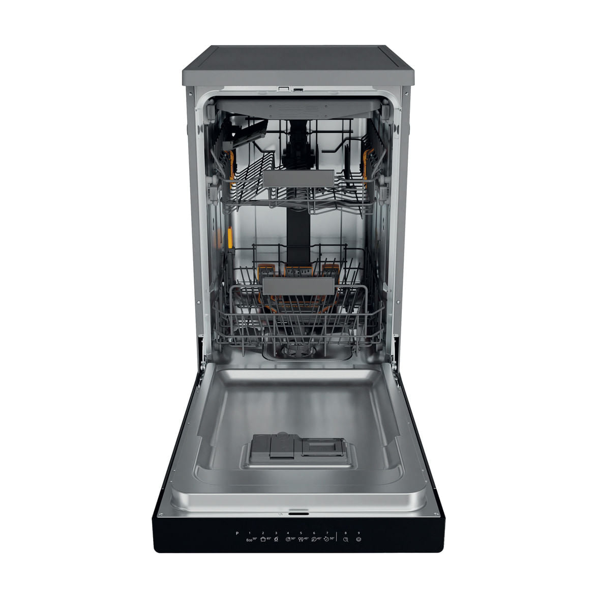 Lavavajillas Whirlpool WH6FC11BS7A0X de 45 cm, 11 cubiertos e inox