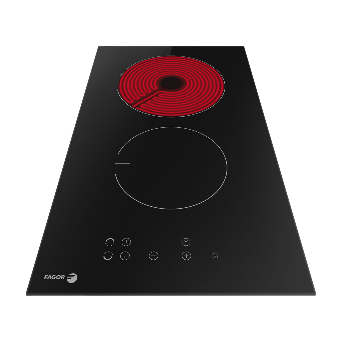 Placa vitrocerámica Fagor 3MFT-2AC de 30 cm con 2 zonas