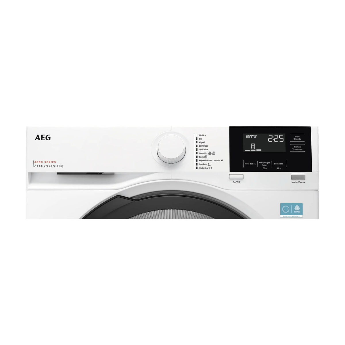 Secadora AEG TR819OBOB con bomba de calor, 9 kg y clase C