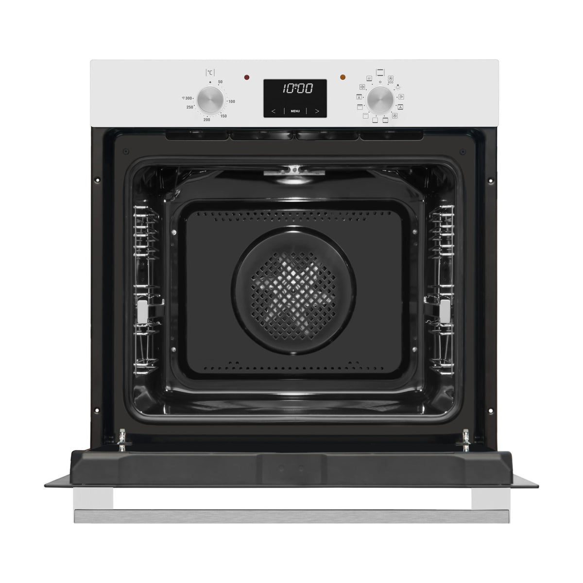 Horno multifunción Fagor 9H-185BB blanco, 77 litros y limpieza SteamClean