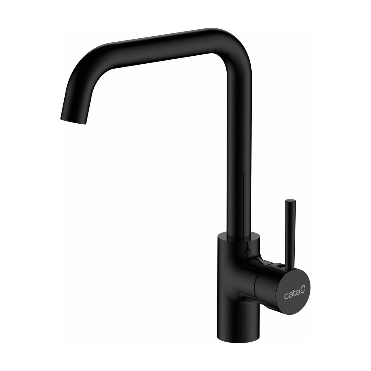Grifo de cocina CATA BSA Negro monomando de caño alto, giro de 360°