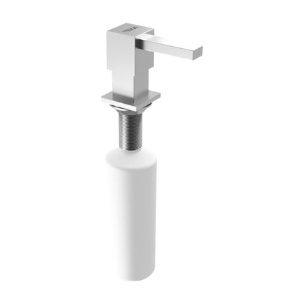 Dispensador de jabón Teka 115890012 cuadrado, acero inoxidable y 350 ml