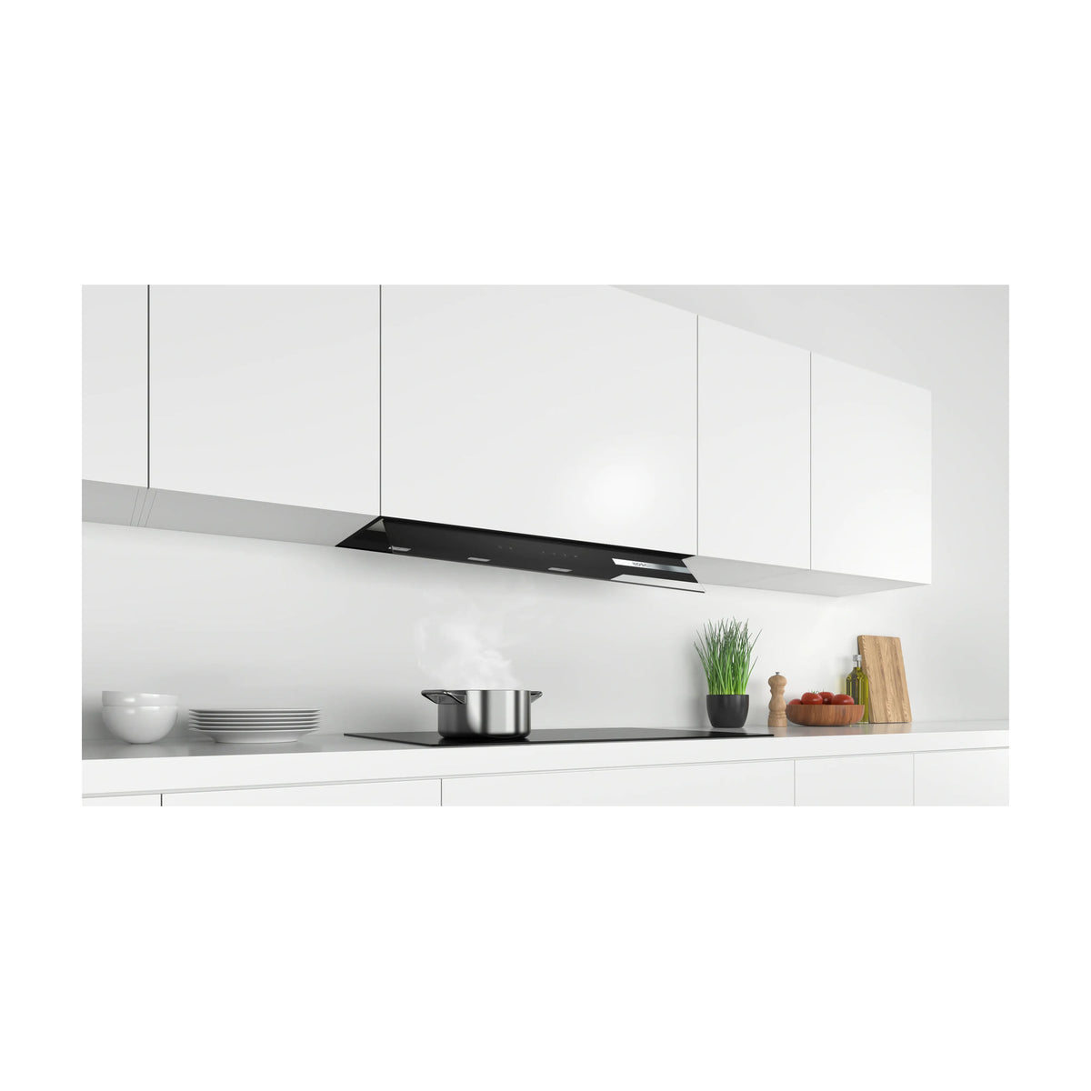 Campana integrable Bosch DBB97AM60 de 90 cm, cristal negro y TouchSelect