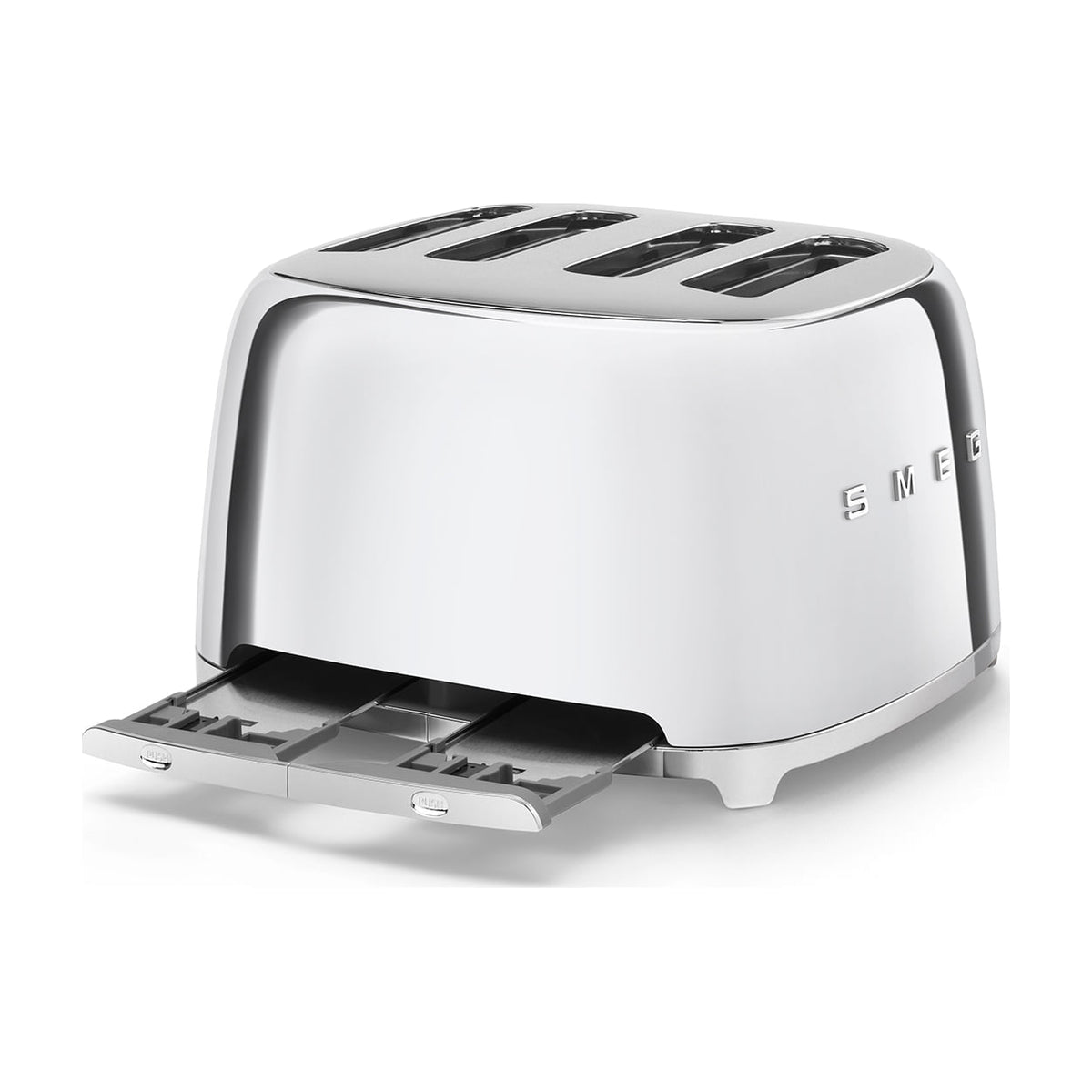 Tostadora Smeg TSF03SSEU de 4 ranuras y 2000 W