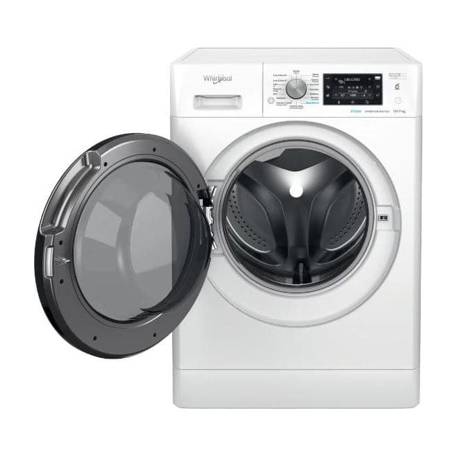 Lavasecadora Whirlpool FFWDD 1074269 BV SPT, 10/7 kg, FreshCare+