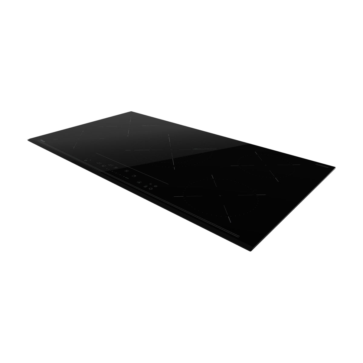 Placa vitrocerámica Teka TZC 95627 FST BK, 5 zonas y 90 cm