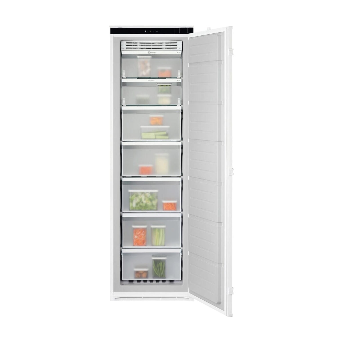 Congelador vertical Electrolux EUN7NE18S integrable, No Frost, 212 l