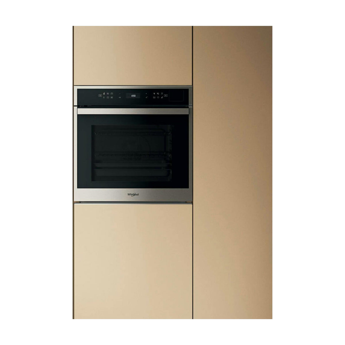 Horno multifunción Whirlpool WOI6A8PT1SXA pirolítico de 73 litros
