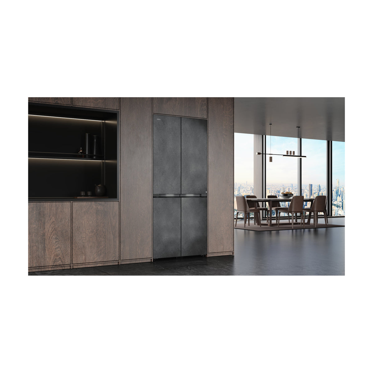 Frigorífico americano Teka RMF 87870 SLN SG de 514 l, Total No Frost