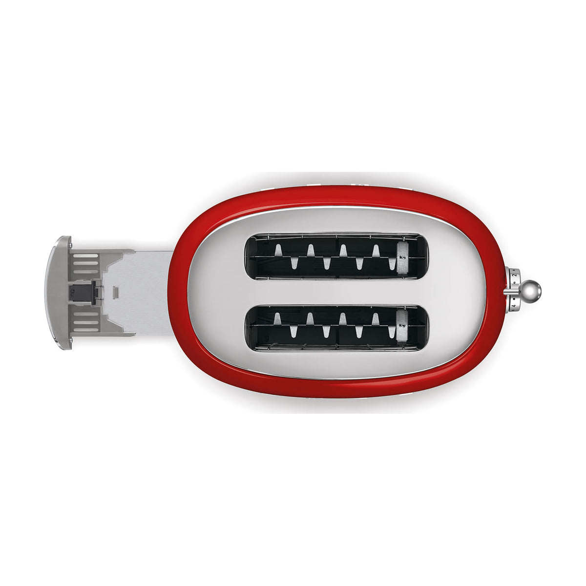 Tostadora Smeg TSF01RDEU de 2 ranuras, 950 W