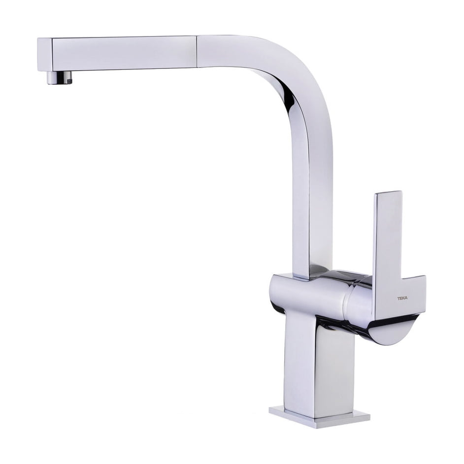 Grifo de cocina Teka MZ 938 monomando con caño giratorio y maneral extraíble