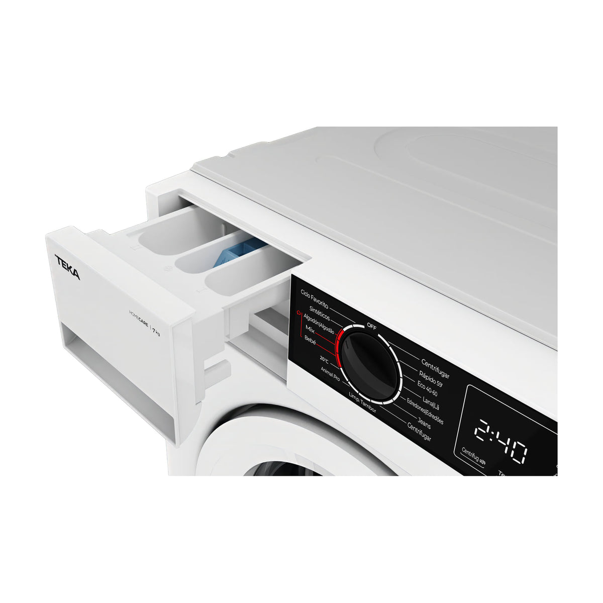 Lavadora integrable Teka WMI 40741 W SP, 7 kg y 1400 rpm