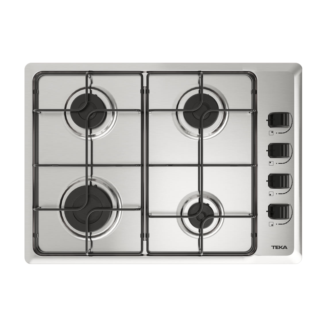 Placa de gas Teka HLX 540 KLA IX BUT, 4 fuegos, inox