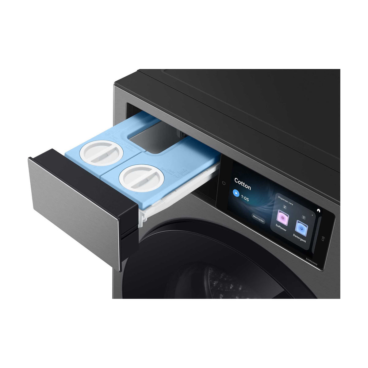 Lavadora Samsung WF90H09C4ST2 de 9 kg con autodosificación