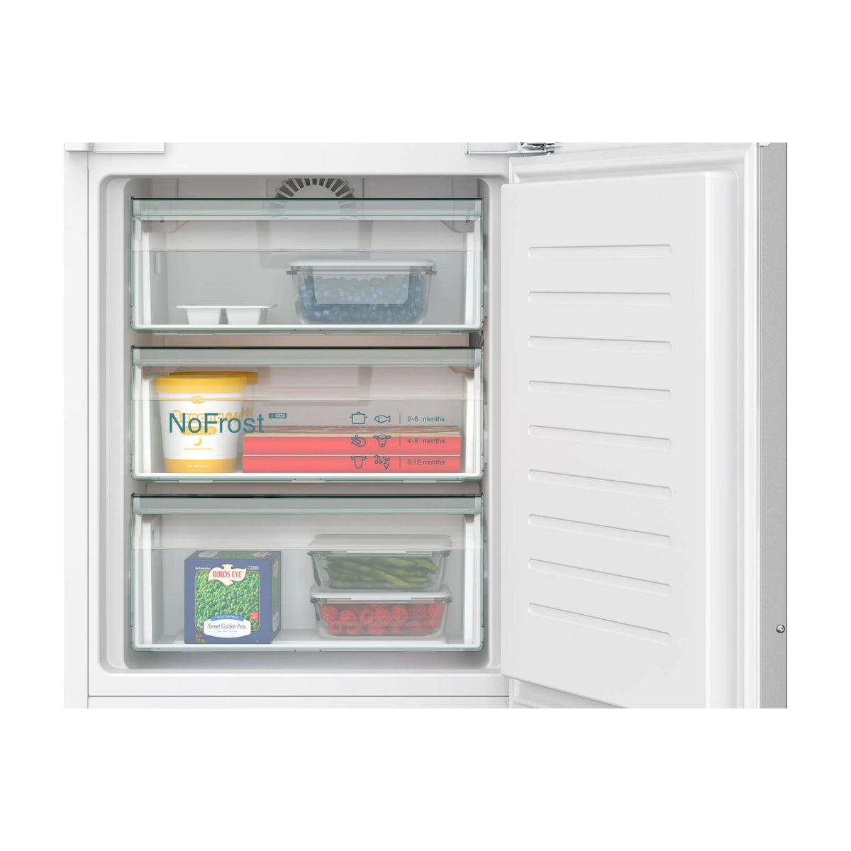 Frigorífico combi integrable Siemens KI96NVFD0, No Frost, 290 l