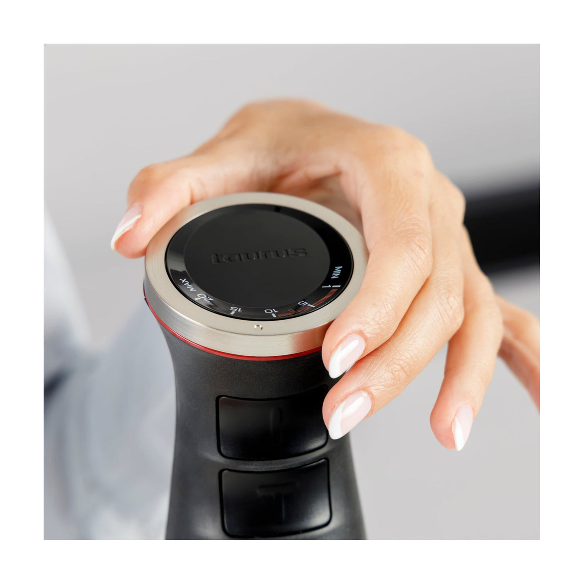 Batidora de mano Taurus Bapi 1500 Luxe Set, 1500 W y 20 velocidades
