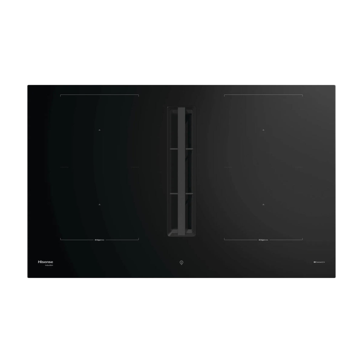 Placa de inducción con extractor Hisense HEH8443BSCWF1, 83 cm y WiFi