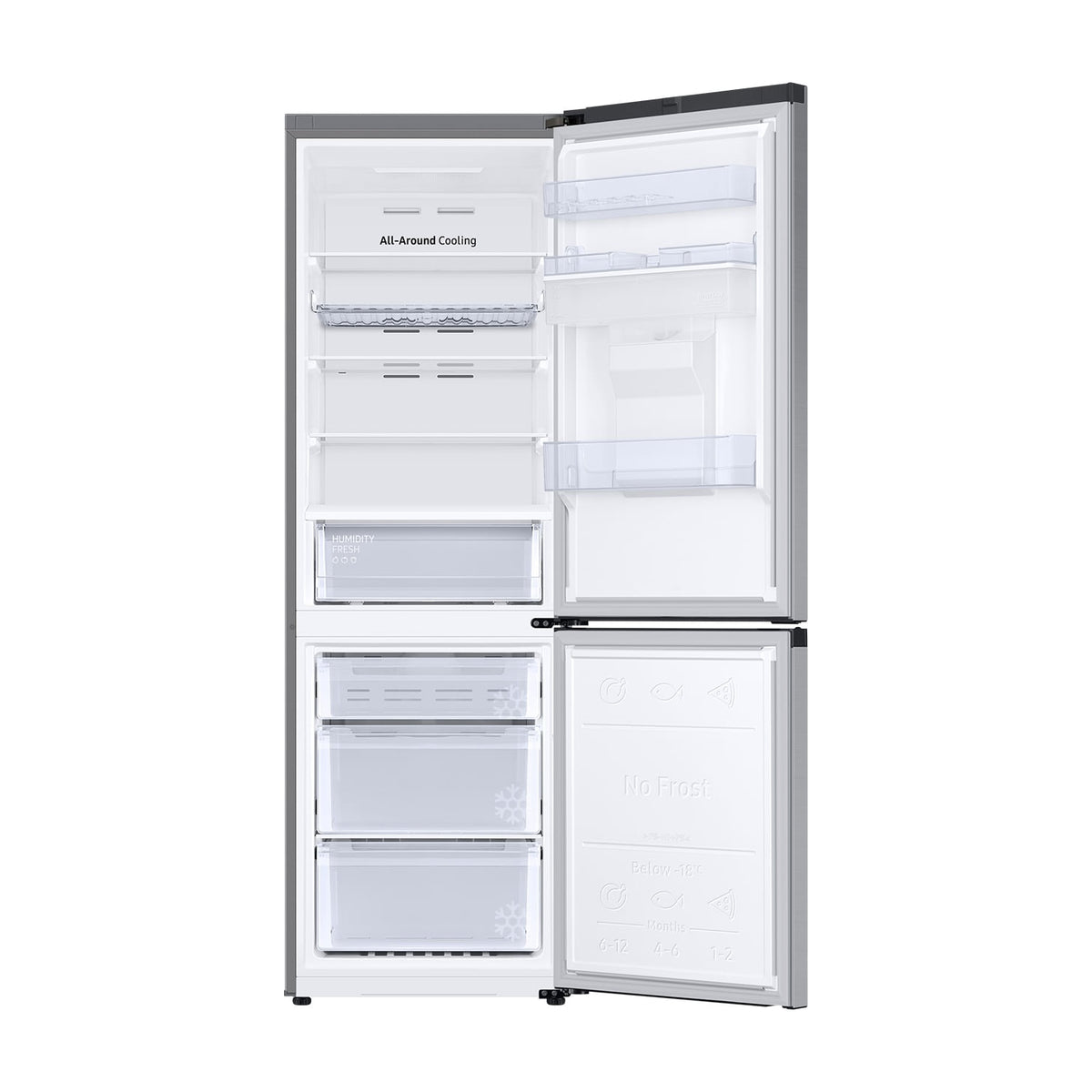 Frigorífico combi Samsung RB34C632DSA/EF de 341 l con No Frost