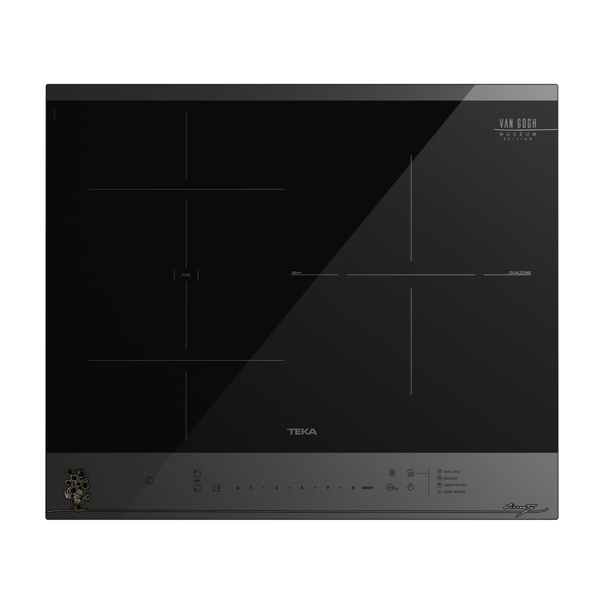 Placa de inducción Teka Van Gogh IBF 63 FST VG, Flex de 60 cm y 7200 W