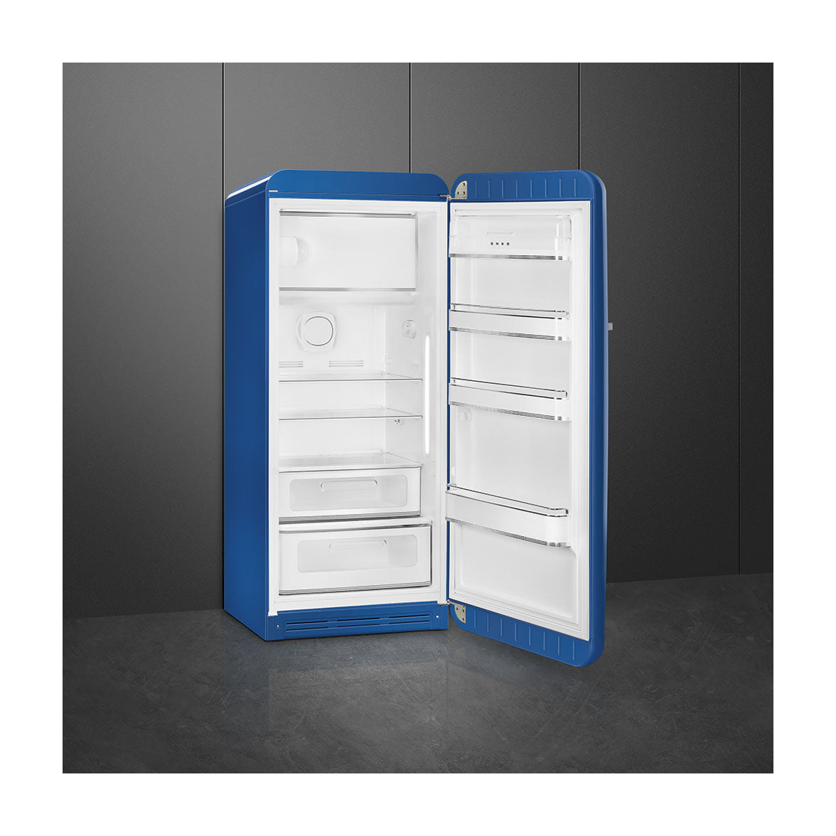 Frigorífico de una puerta Smeg FAB28RBE6 azul, 270 l y clase C