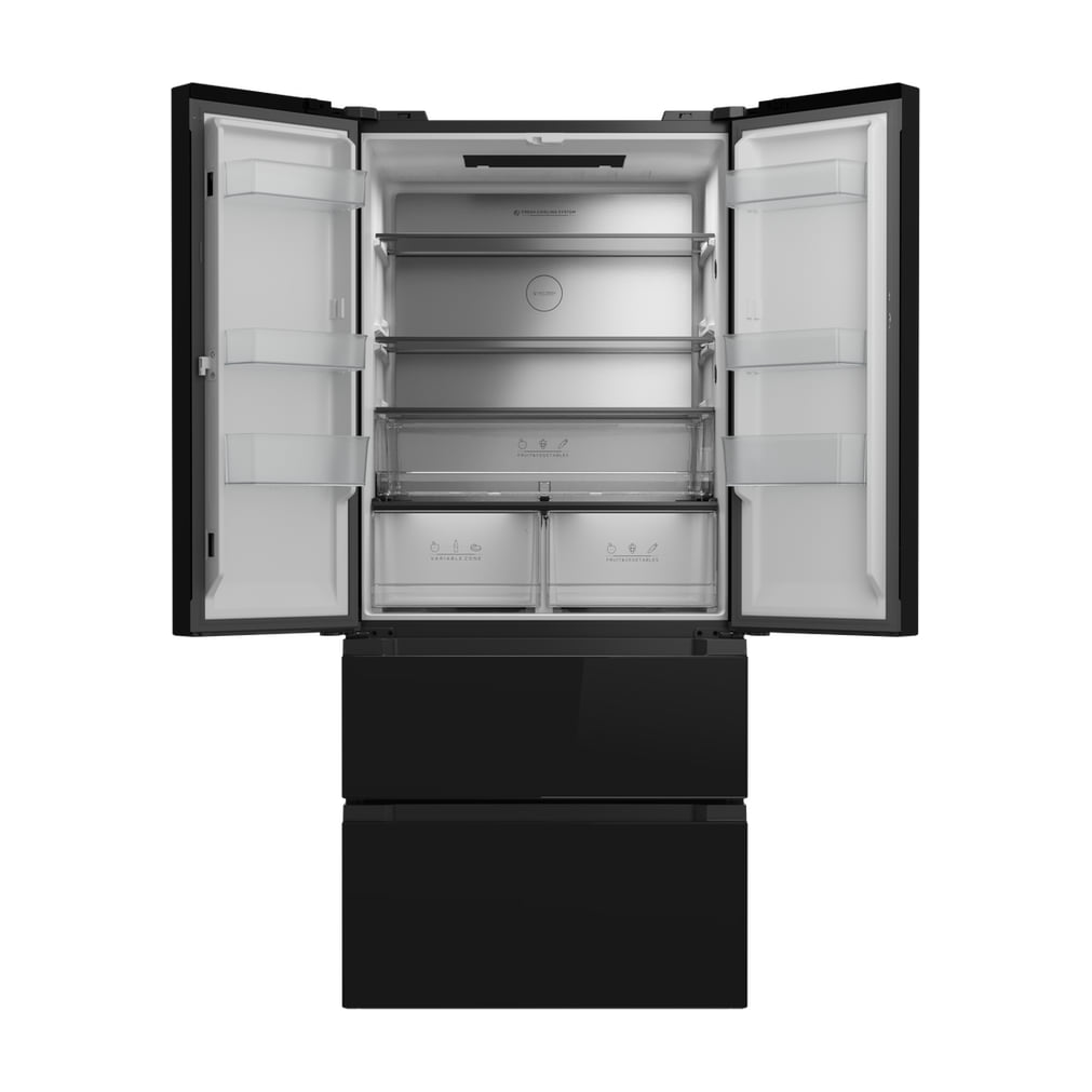 Frigorífico americano Teka RFD 77825 GBK EU, 516 l, cristal negro