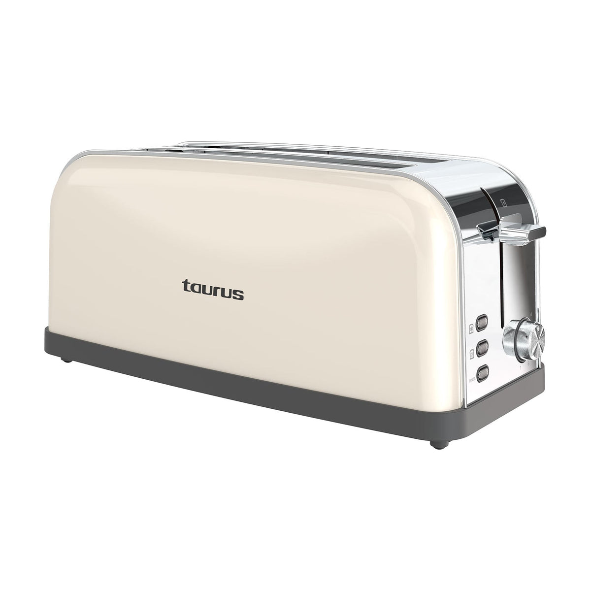 Tostadora Taurus Vintage Cream, 1500 W y 2 ranuras extralargas
