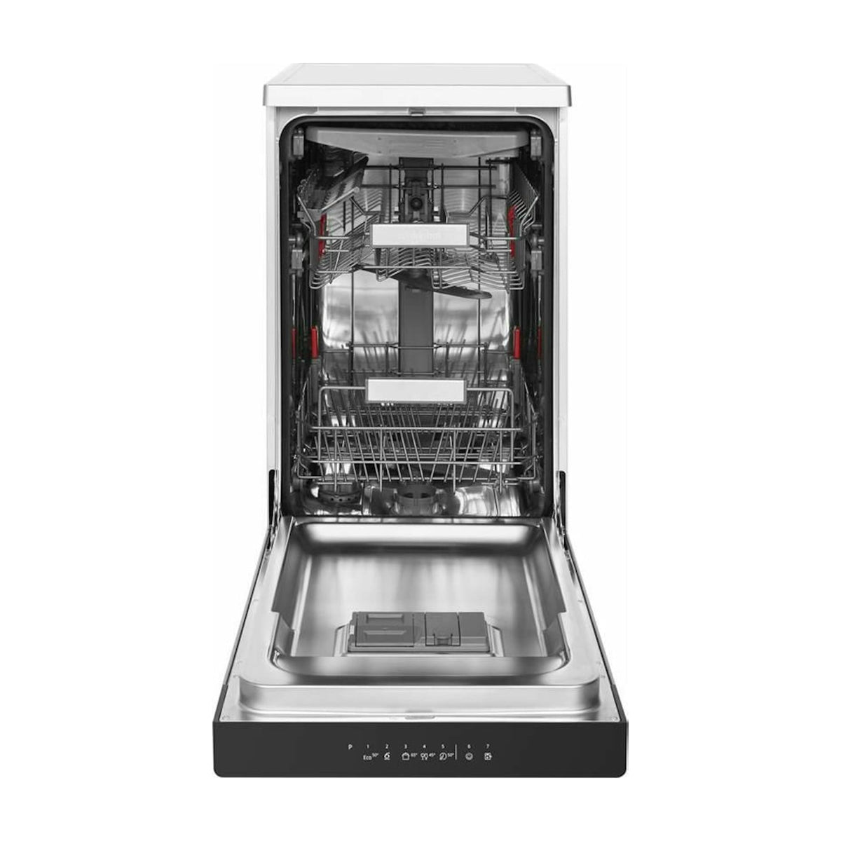 Lavavajillas Whirlpool WSFO 3O23 PF X de 45 cm y 10 cubiertos, inox