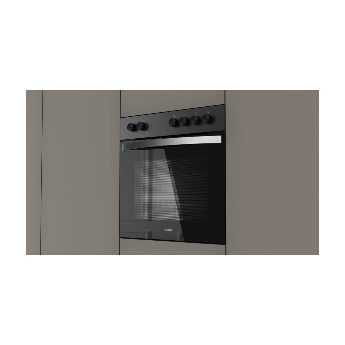 Horno convencional Teka HBE 4900 ME FBK, 72 litros, negro