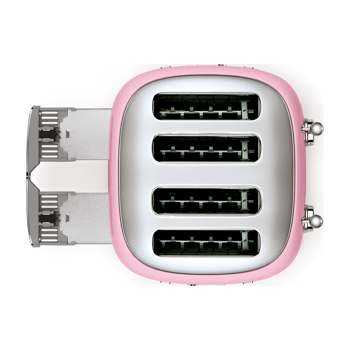 Tostadora Smeg TSF03PKEU de 4 ranuras, rosa