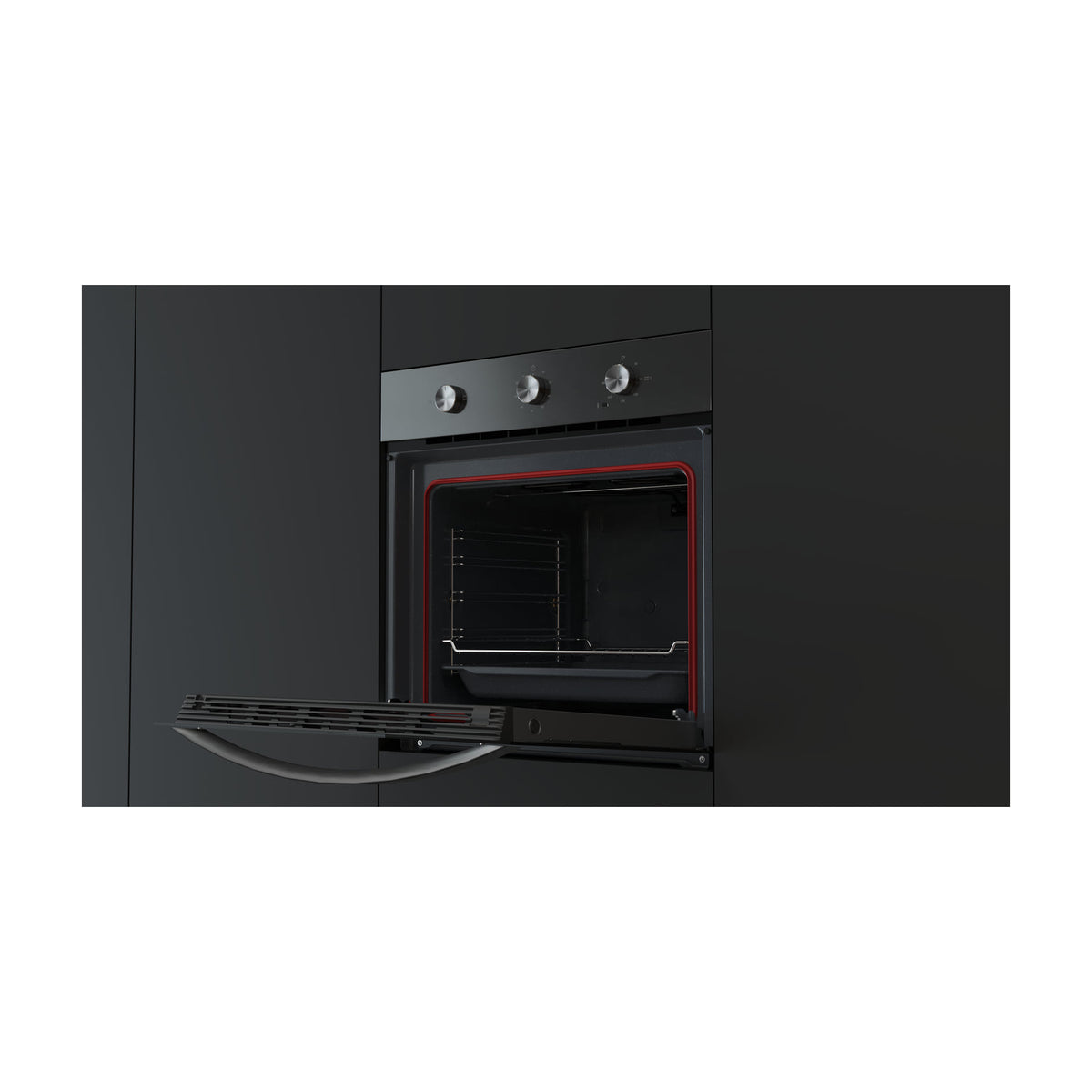 Horno convencional Teka NEO HBB 5350 FBK, 76 l, HydroClean ECO