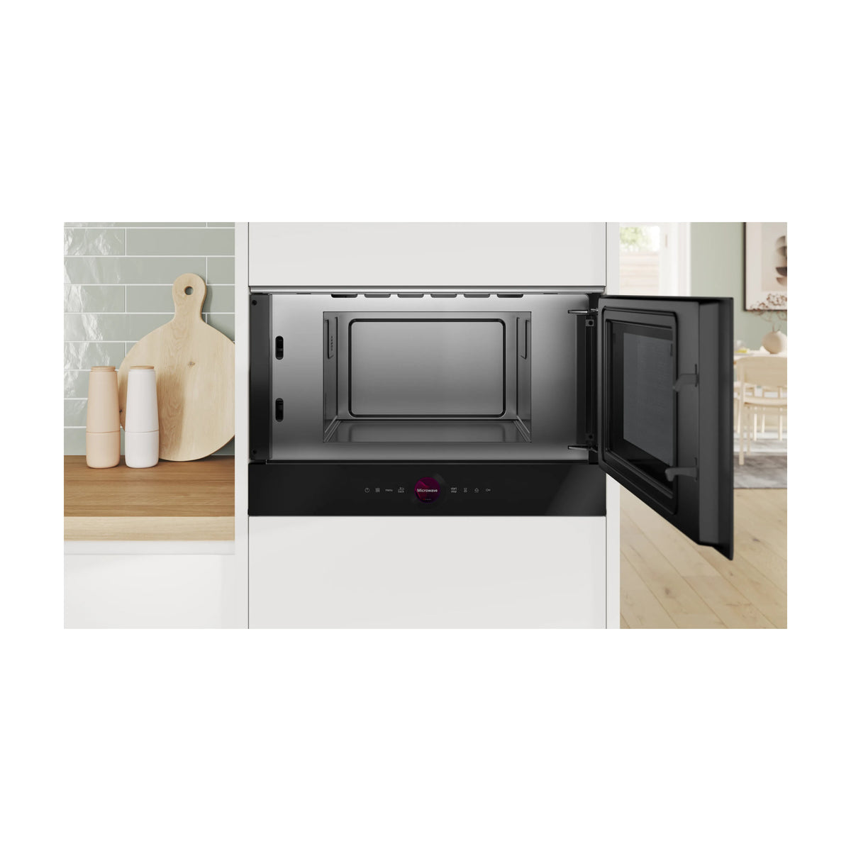 Microondas integrable Bosch BFR7221B1 de 21 litros y 900 W