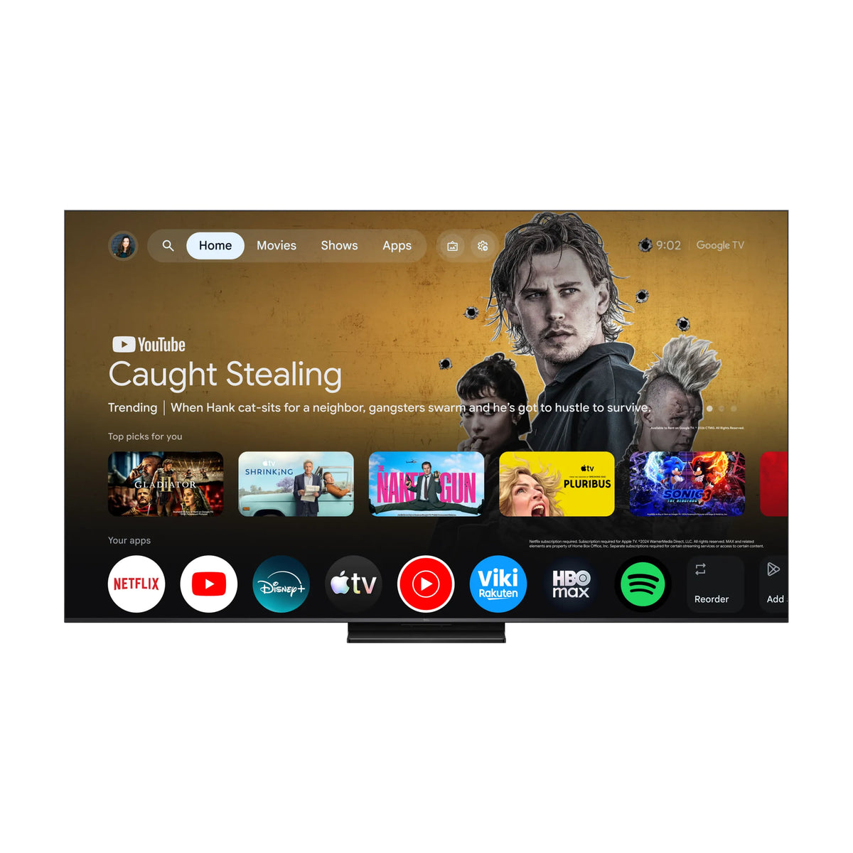Televisor TCL 55C6K Pro de 55 pulgadas, QD-Mini LED 4K y 144 Hz