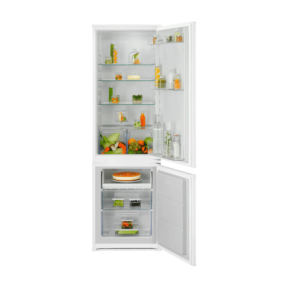 Frigorífico combi Electrolux LNA6LE18S integrable, 271 l y Low Frost