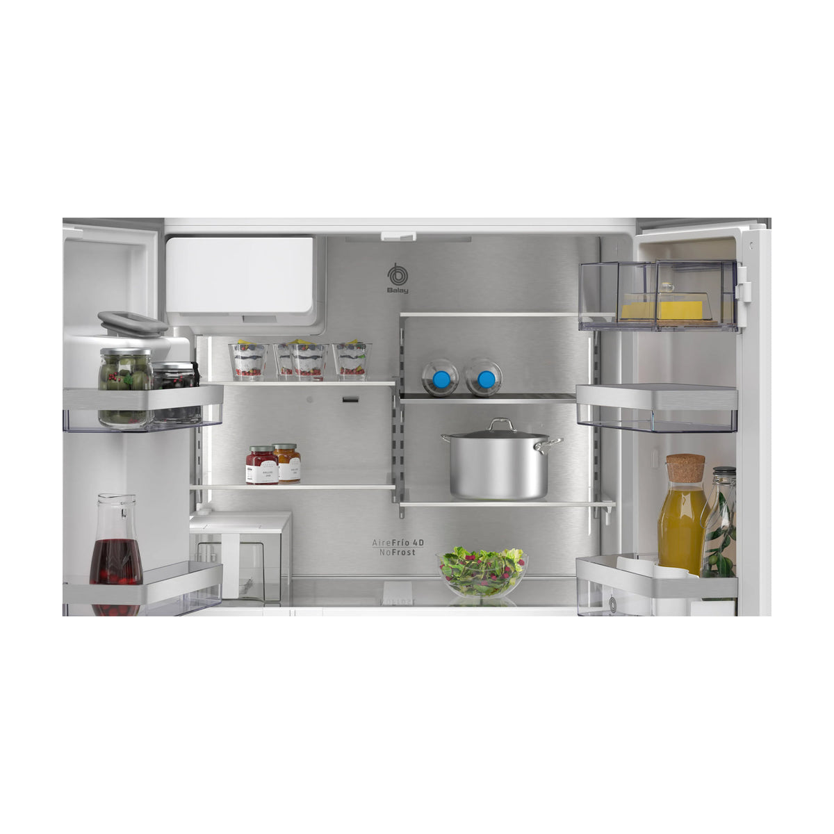 Frigorífico americano Balay 3KME598XI, 574 l, Total No Frost